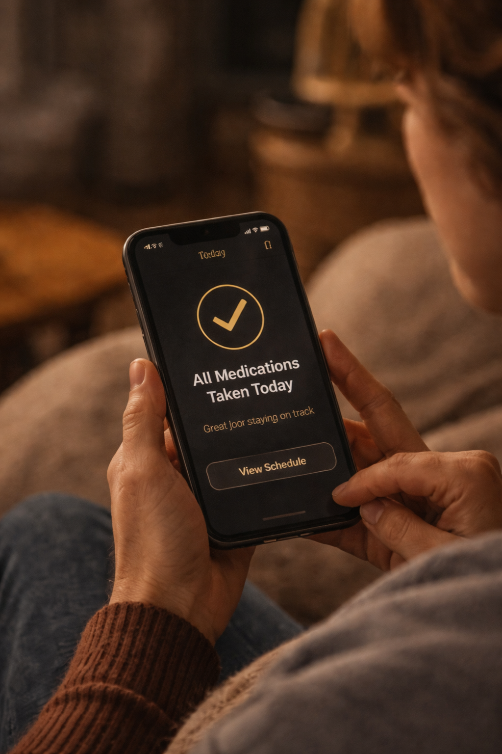 All medications taken confirmation screen